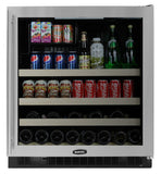 Marvel 8SBARE-BS-G-R 30-inch Wide Beverage Center Right Hinge Door, Glass with Stainless Steel Trim